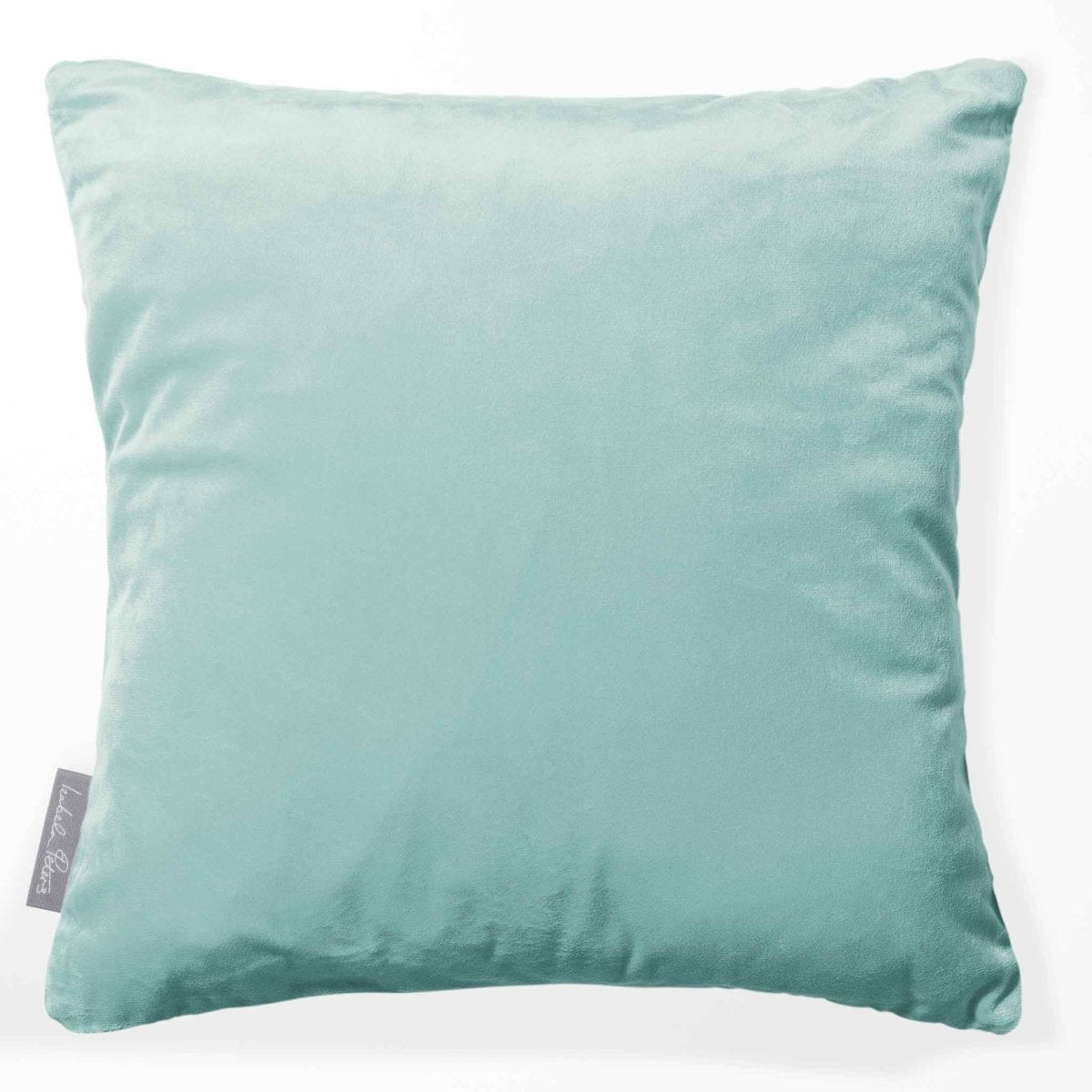 Signature Colourways | Sustainable Velvet Cushion - Blue Surf 40 x 40 cm by Izabela Peters