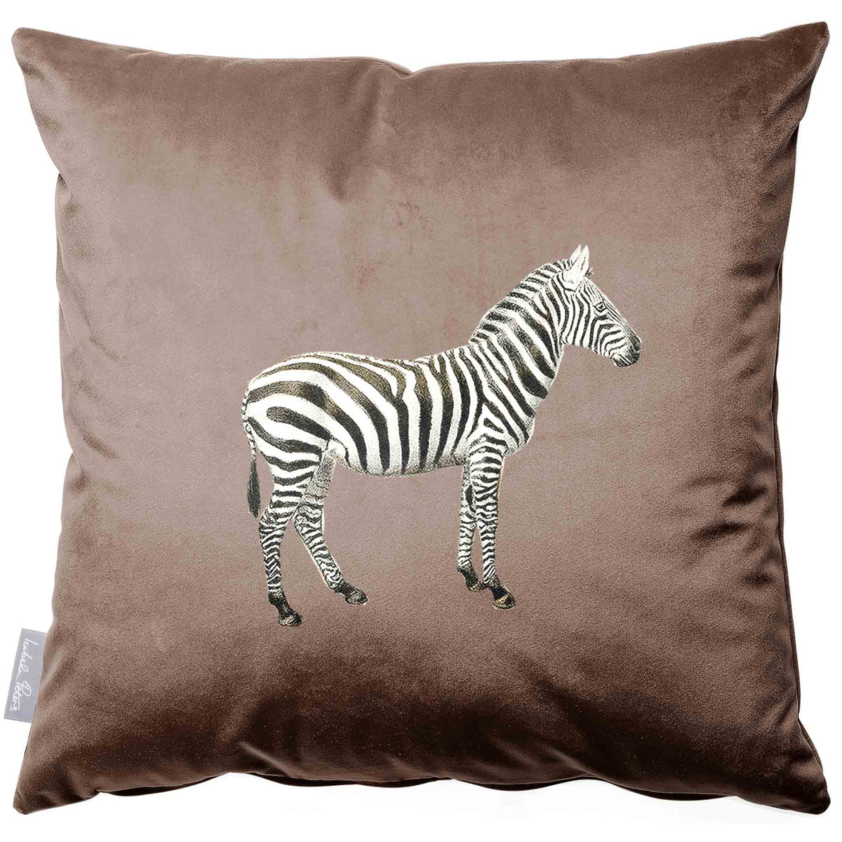Luxury Velvet Cushion Zebra Free Shipping Over £30 Izabela Peters