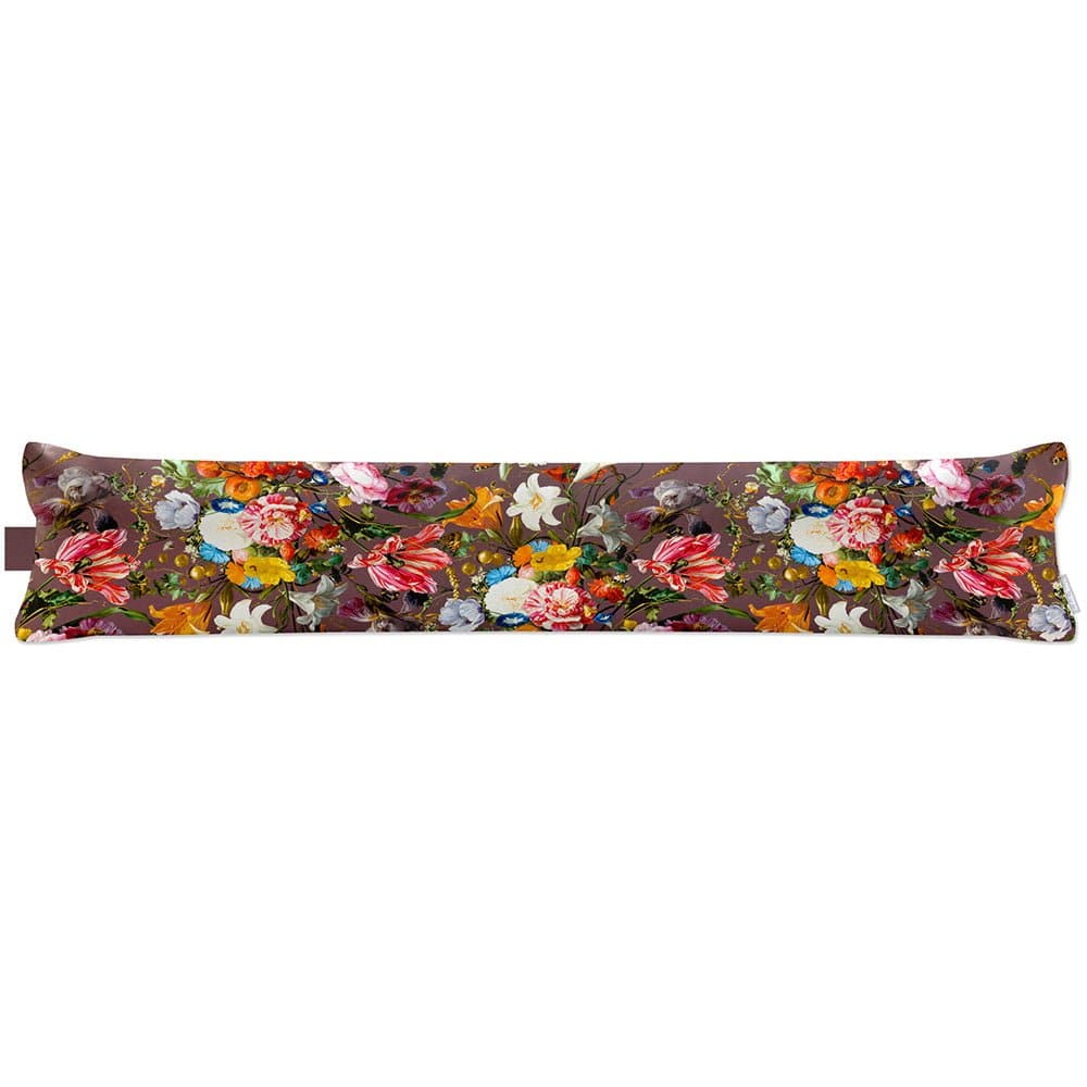 Luxury Eco - Friendly Draught Excluder - Floral Dream - Italian Grape Standard by Izabela Peters