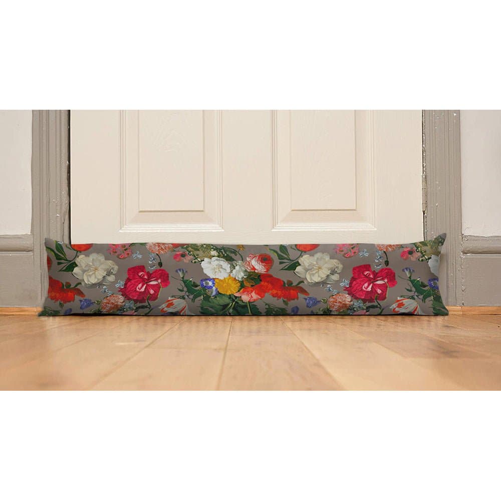Luxury Eco - Friendly Draught Excluder - Garden Bouquet - Dovedale Stone Standard by Izabela Peters
