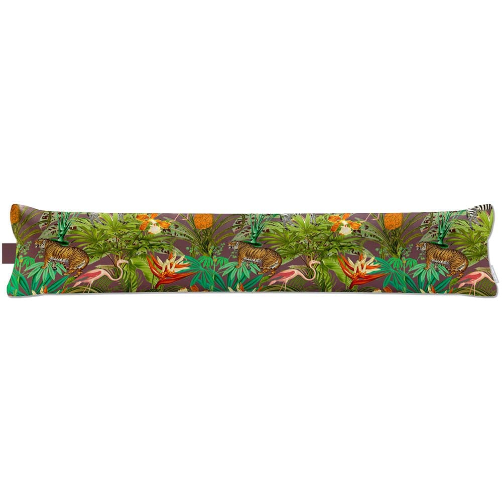 Luxury Eco - Friendly Draught Excluder - Jungle Fusion - Italian Grape Standard by Izabela Peters