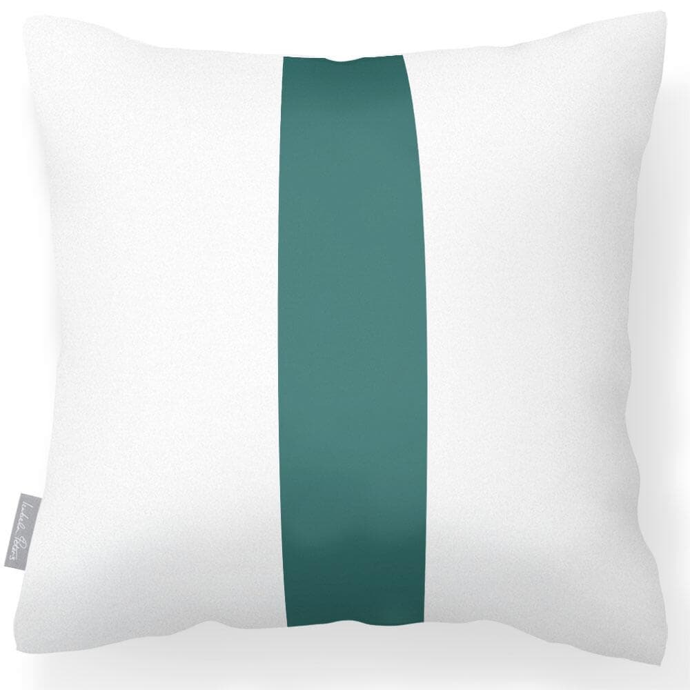 Outdoor Garden Waterproof Cushion - 1 Stripe - Forest Biome 50 x 50 cm by Izabela Peters