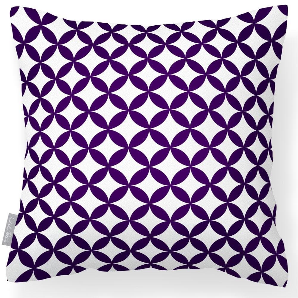 Outdoor Garden Waterproof Cushion - Bahia - Morc Blue And White 50 x 50 cm by Izabela Peters