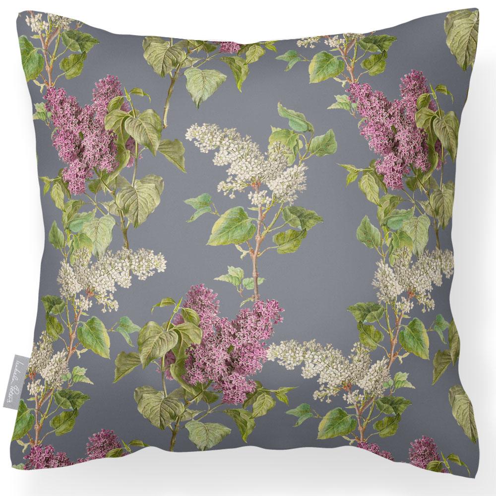Outdoor Garden Waterproof Cushion - Evening Garden - Grey 50 x 50 cm by Izabela Peters