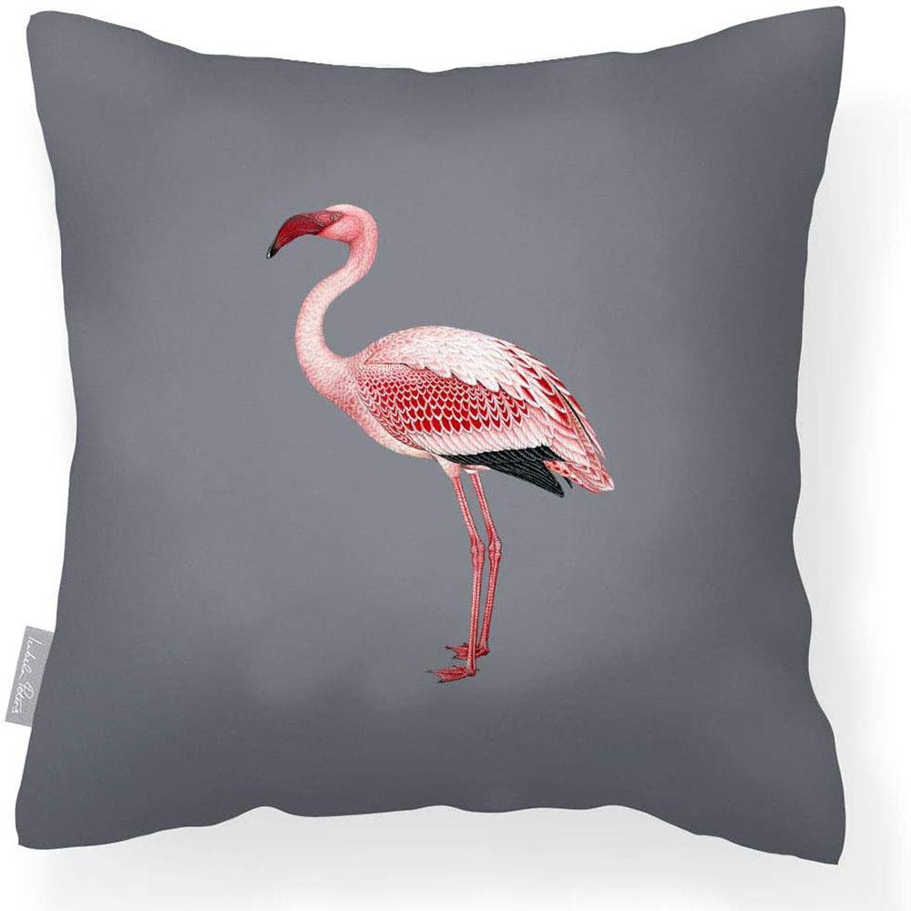 Outdoor Garden Waterproof Cushion - Flamingo Luxury Outdoor Cushions Izabela Peters Grey 40 x 40 cm 