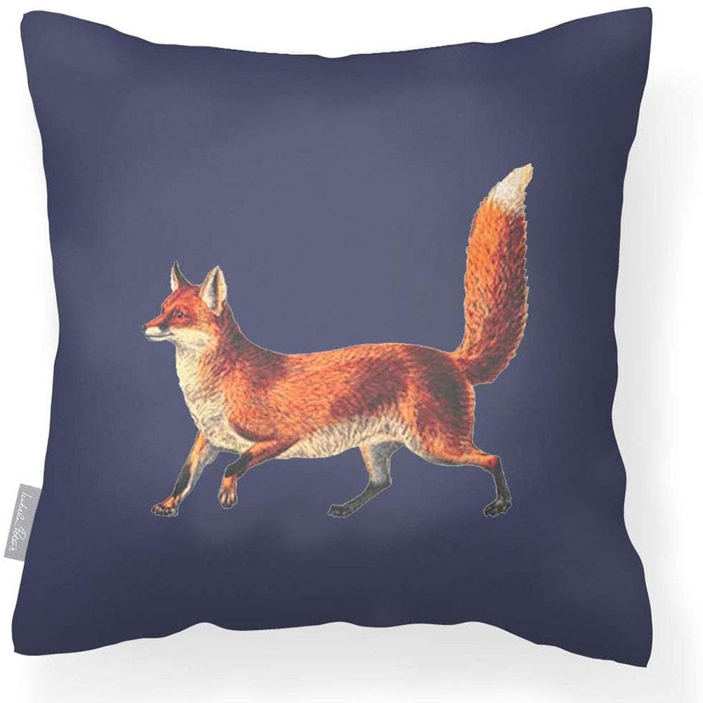Outdoor Garden Waterproof Cushion - Fox - Mustard 50 x 50 cm by Izabela Peters