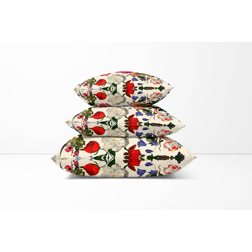 Outdoor Garden Waterproof Cushion - Garden Bouquet Luxury Outdoor Cushions Izabela Peters