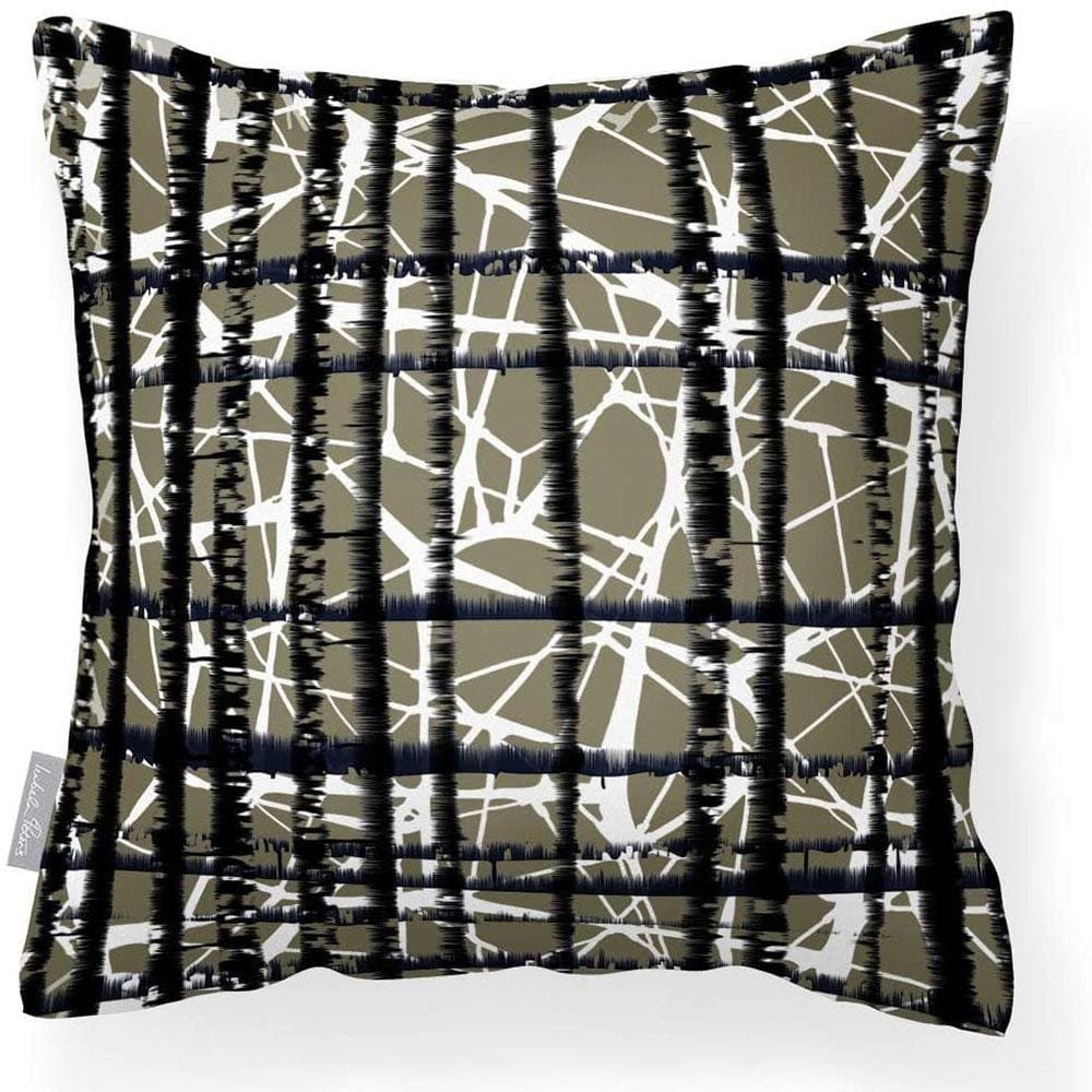 Outdoor Garden Waterproof Cushion - Manhattan - Martini Olive 50 x 50 cm by Izabela Peters