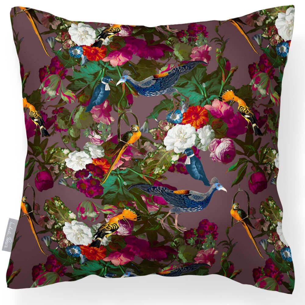 Outdoor Garden Waterproof Cushion - Manor House Garden - Italian Grape 45 x 45 cm by Izabela Peters