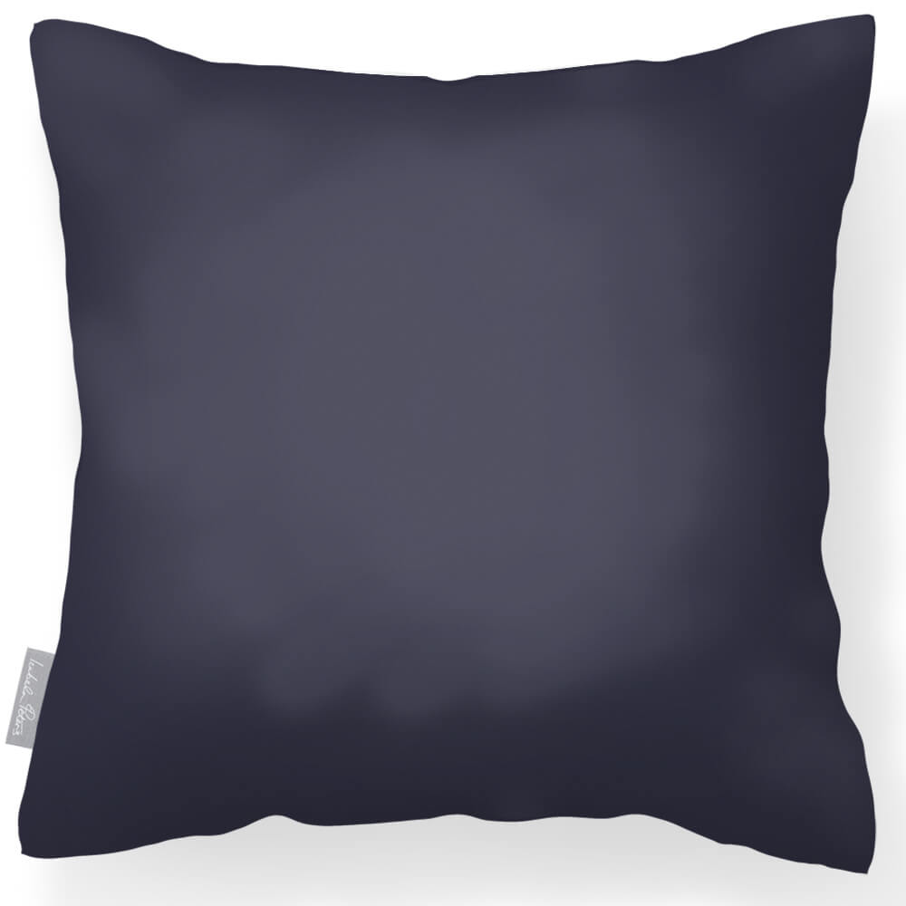 Outdoor Garden Waterproof Cushion - Signature Colours - Graphite 50 x 50 cm by Izabela Peters