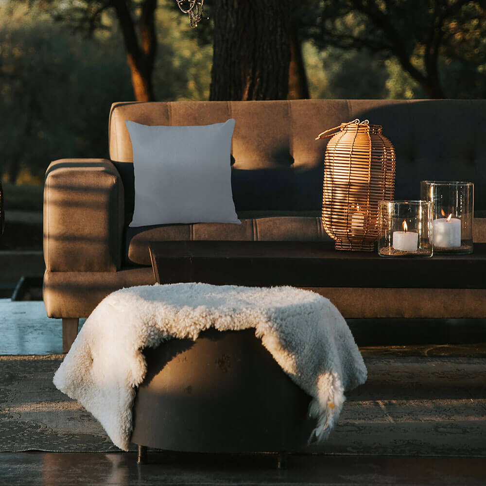 Outdoor Garden Waterproof Cushion - Signature Colours - French Grey 50 x 50 cm by Izabela Peters