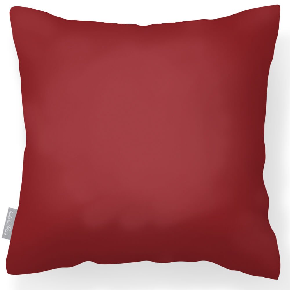 Outdoor Garden Waterproof Cushion - Signature Colours - Raspberry Red 50 x 50 cm by Izabela Peters