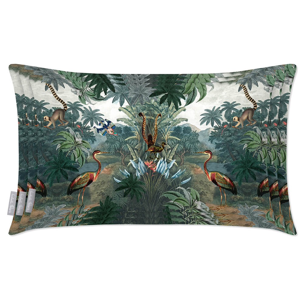 Kilimanjaro | Outdoor Garden Waterproof Rectangle Cushion - 50 x 30 cm by Izabela Peters