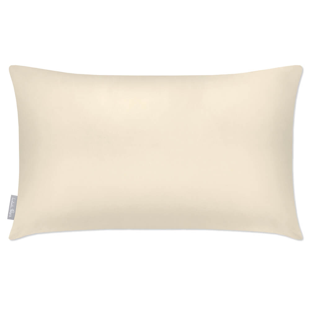 Outdoor Garden Waterproof Rectangle Cushion - Signature Colours - Ivory Cream 50 x 30 cm by Izabela Peters