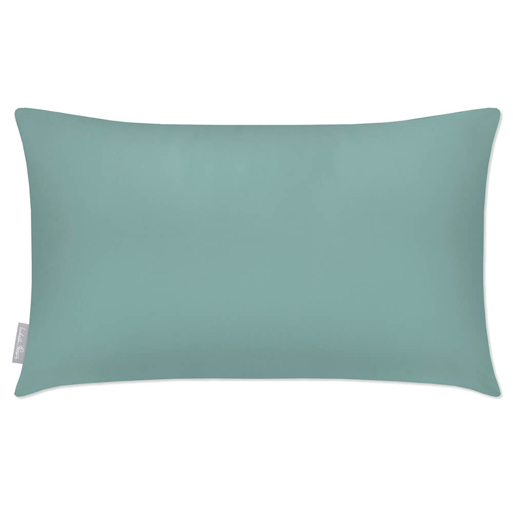 Outdoor Garden Waterproof Rectangle Cushion - Signature Colours - Blue Surf 50 x 30 cm by Izabela Peters