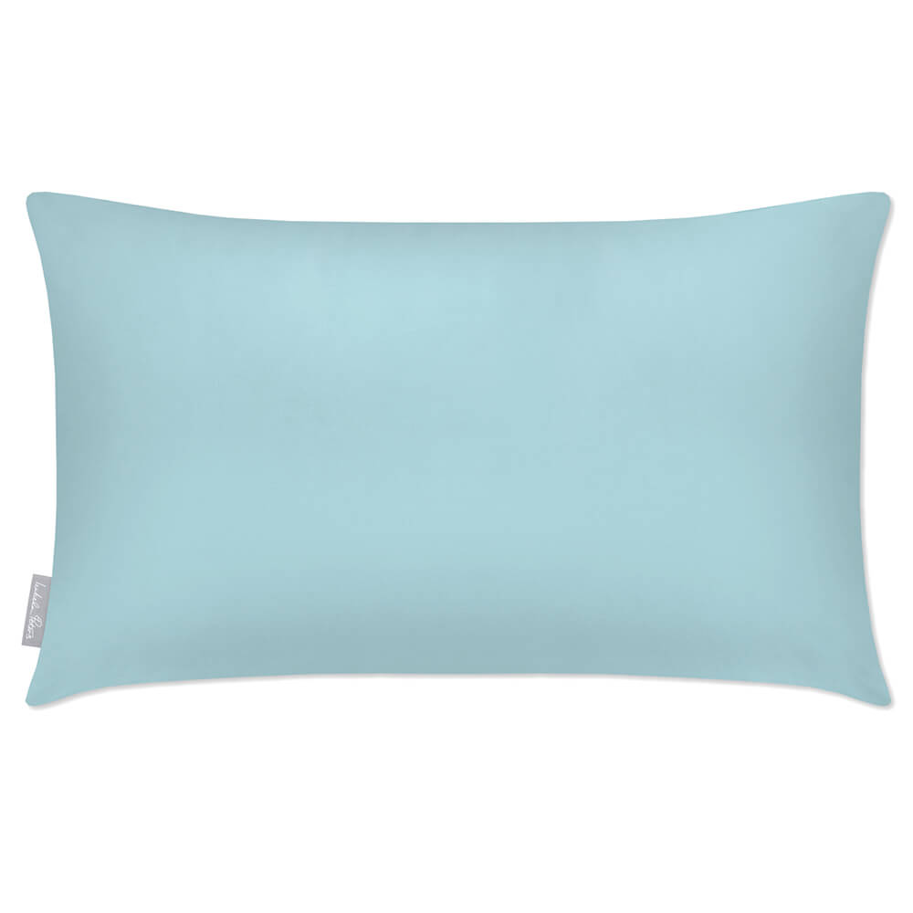 Outdoor Garden Waterproof Rectangle Cushion - Signature Colours in Celeste Blue 50 x 30 cm | Izabela Peters