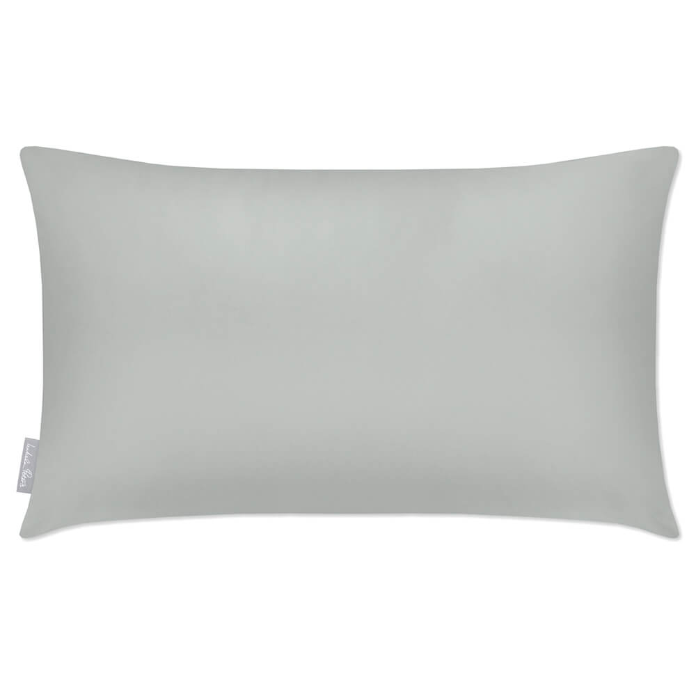 Outdoor Garden Waterproof Rectangle Cushion - Signature Colours - Storm Grey 50 x 30 cm by Izabela Peters