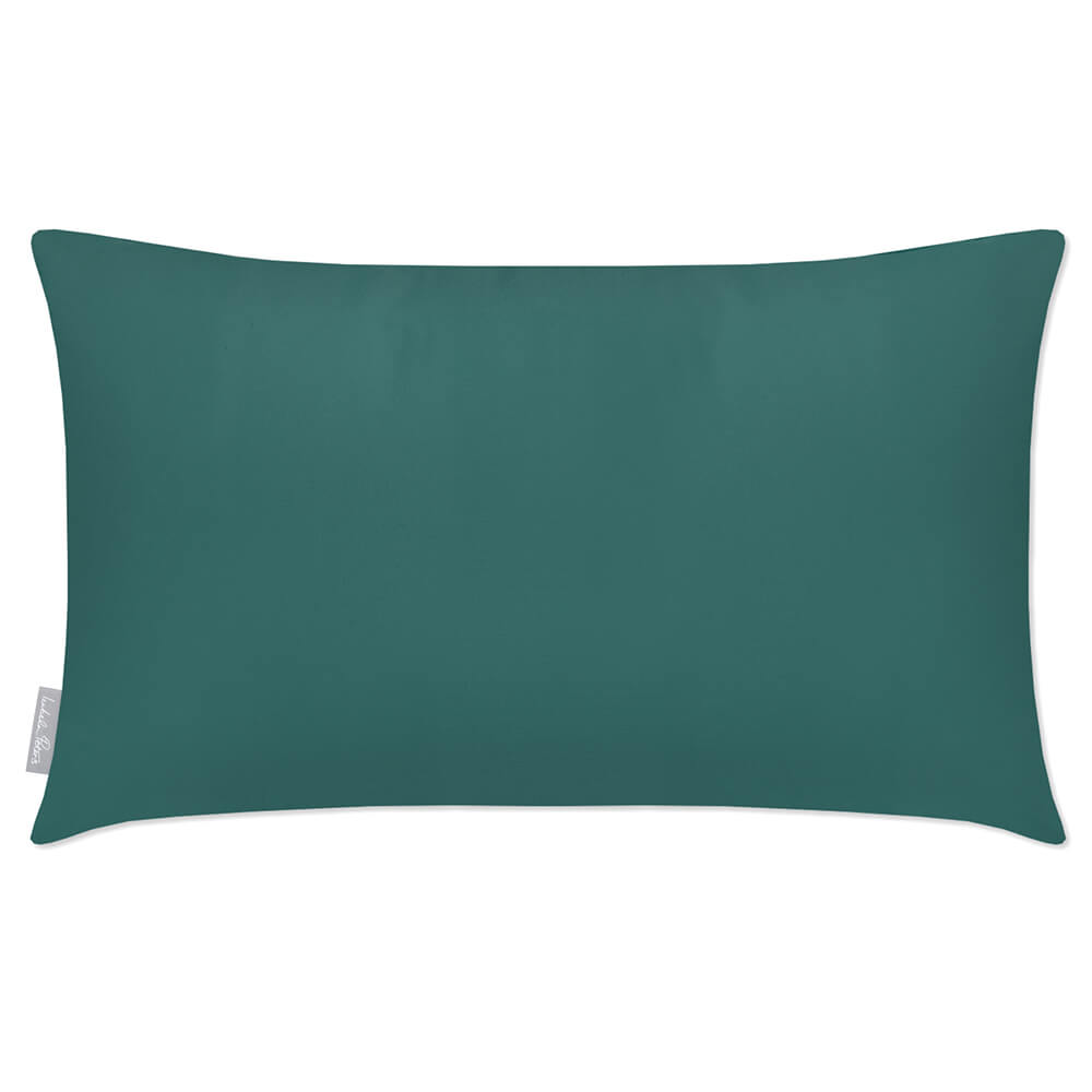 Outdoor Garden Waterproof Rectangle Cushion - Signature Colours - Forest Biome 50 x 30 cm by Izabela Peters