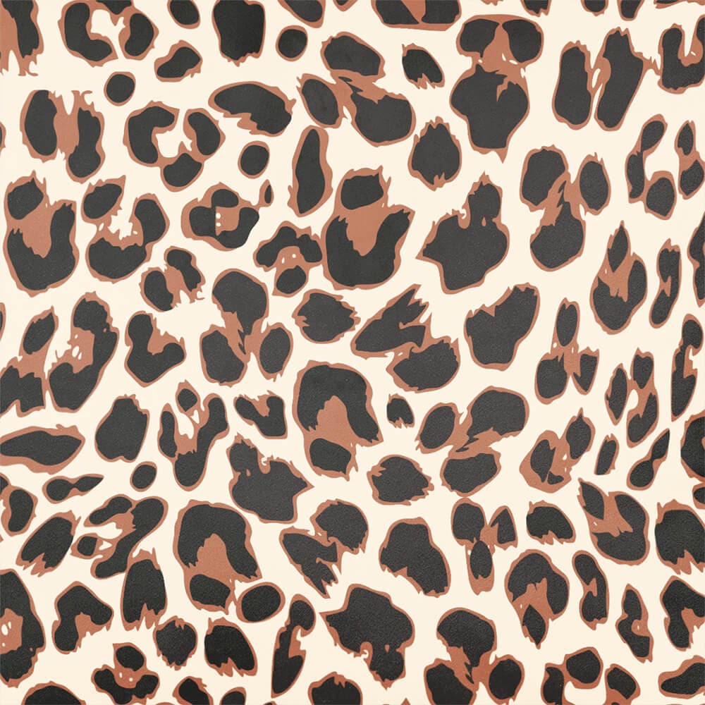 Upholstery Curtain Fabric - Luxury Eco - Friendly Velvet - Leopard Print - Ivory Cream by Izabela Peters