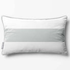 1 Stripe Horizontal | Sustainable Velvet Rectangle Cushion - Golden Lime 50 x 30 cm by Izabela Peters