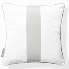 1 Stripe | Sustainable Velvet Cushion with Piping - Storm Grey 40 x 40 cm by Izabela Peters
