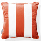 3 Stripes | Sustainable Velvet Cushion with Piping - Burnt Ochre 40 x 40 cm by Izabela Peters