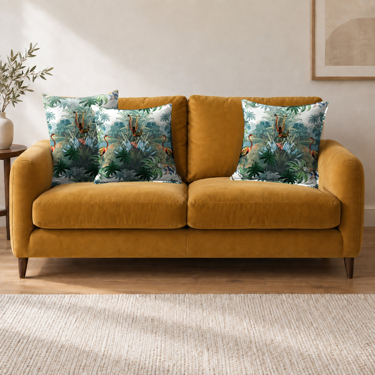 Kilimanjaro cushion on a sofa