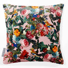 Birds in Paradise | Sustainable Velvet Cushion - Rosewater 40 x 40 cm Smooth by Izabela Peters