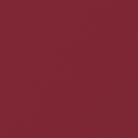 Close-up of the plain burgundy cotton Christmas tablecloth, showing the weave