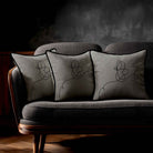 Butterfly | Sustainable Velvet Cushion - Beluga 40 x 40 cm Standard by Izabela Peters