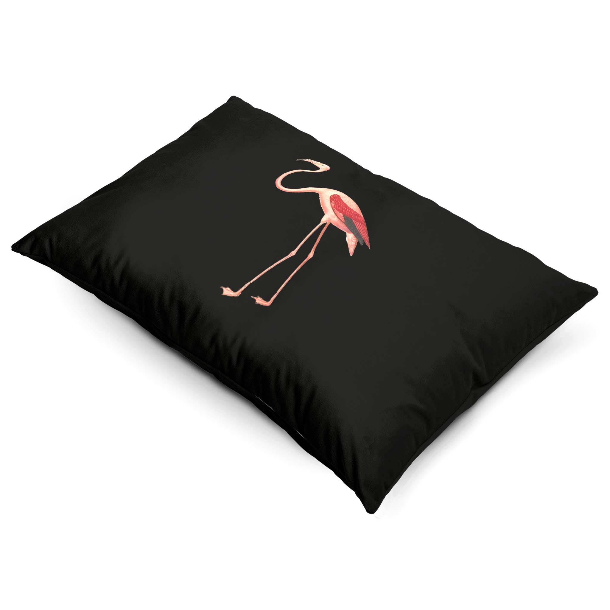 Flamingo | Sustainable Velvet Rectangle Cushion - Rosewater 50 x 30 cm Cover Only by Izabela Peters