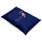 Flamingo | Sustainable Velvet Rectangle Cushion - Midnight 50 x 30 cm Cover Only by Izabela Peters