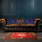 Flamingo | Sustainable Velvet Rectangle Cushion - Midnight 50 x 30 cm Cover Only by Izabela Peters