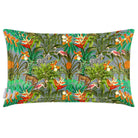 Jungle Fusion | Sustainable Velvet Rectangle Cushion - French Grey 50 x 30 cm Cover Only by Izabela Peters
