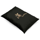 Lemur | Sustainable Velvet Rectangle Cushion in Charcoal 50 x 30 cm Cover Only | Izabela Peters
