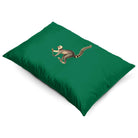 Lemur | Sustainable Velvet Rectangle Cushion - Emerald Green 50 x 30 cm Cover Only by Izabela Peters
