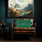 Lemur | Sustainable Velvet Rectangle Cushion - Emerald Green 50 x 30 cm Cover Only by Izabela Peters
