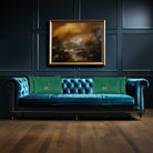 Lemur | Sustainable Velvet Rectangle Cushion - Emerald Green 50 x 30 cm Cover Only by Izabela Peters