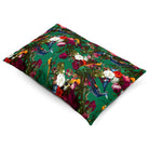 Manor House Garden | Sustainable Velvet Rectangle Cushion in Emerald Green 50 x 30 cm Cover Only | Izabela Peters
