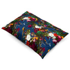 Manor House Garden | Sustainable Velvet Rectangle Cushion - Estate Blue 50 x 30 cm Cover Only by Izabela Peters