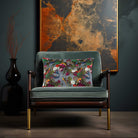 Manor House Garden | Sustainable Velvet Rectangle Cushion - French Grey 50 x 30 cm Cover Only by Izabela Peters