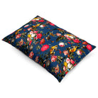 Monkey Puzzle | Sustainable Velvet Rectangle Cushion in Estate Blue 50 x 30 cm Cover Only | Izabela Peters