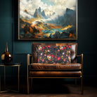 Monkey Puzzle | Sustainable Velvet Rectangle Cushion - Graphite 50 x 30 cm Cover Only by Izabela Peters