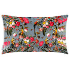 Monkey Puzzle | Sustainable Velvet Rectangle Cushion - French Grey 50 x 30 cm Cover Only by Izabela Peters