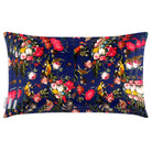 Monkey Puzzle | Sustainable Velvet Rectangle Cushion - Midnight 50 x 30 cm Cover Only by Izabela Peters