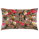 Monkey Puzzle | Sustainable Velvet Rectangle Cushion - Dovedale Stone 50 x 30 cm Cover Only by Izabela Peters