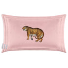Tiger | Sustainable Velvet Rectangle Cushion - Rosewater 50 x 30 cm Cover Only by Izabela Peters