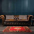 Tiger | Sustainable Velvet Rectangle Cushion - Dovedale Stone 50 x 30 cm Cover Only by Izabela Peters