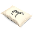 Zebra | Sustainable Velvet Rectangle Cushion in Ivory Cream 50 x 30 cm Cover Only | Izabela Peters