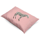 Zebra | Sustainable Velvet Rectangle Cushion - Rosewater 50 x 30 cm Cover Only by Izabela Peters